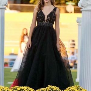 Mac Duggal Black Dress